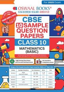 Oswaal CBSE Sample Question Papers Class 10 Mathematics Basic Book (For ...