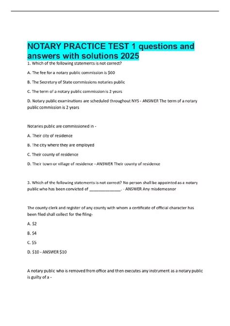 Image result for Notary Practice Tests