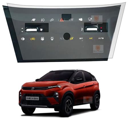 Protectorwala TATA NEXON 2023 2024 FACELIFT AC CONTROL PANEL Guard ...