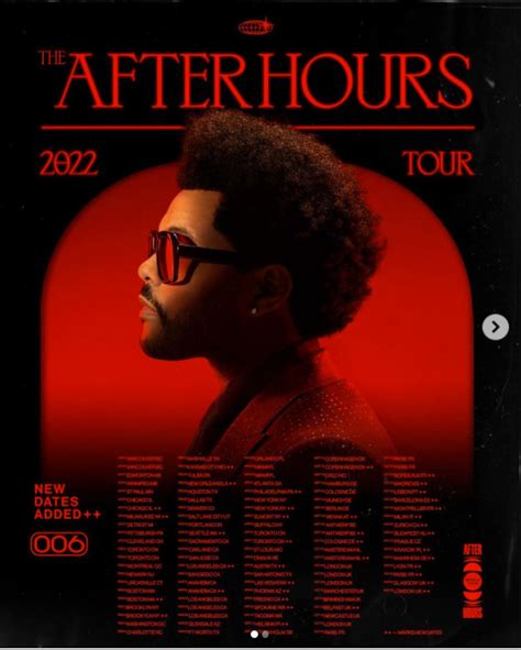 The Weeknd Tour 2022 | The After Hours Tour 2022 Tickets
