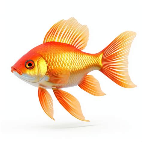 Premium Photo | 3d Fish Isolated On White Background Full Body