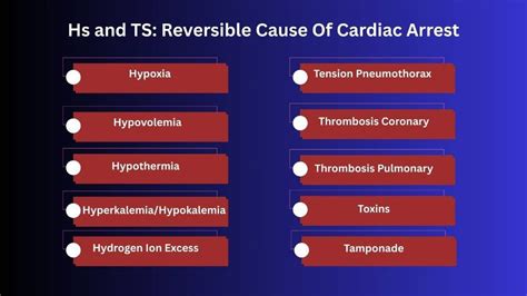 Reversible Causes of Cardiac Arrest: Hs and Ts