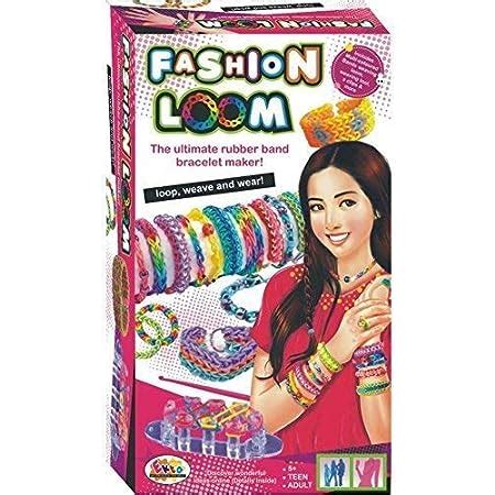 GOLD LEAF Rainbow Color DIY Loom Band Kit with 4200 Colourful Rubber ...