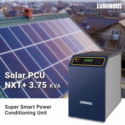 Luminous Solar PCU NXT+ 3.75KVA, 48V Solar Inverter – Pronounce Solar