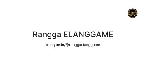 Rangga ELANGGAME — Teletype