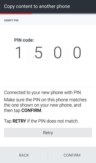 Transferring content from an Android phone - Backup and Transfer