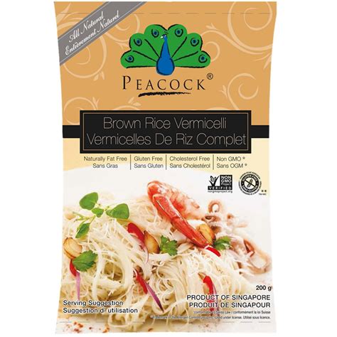 Peacock Brown Rice Vermicelli – Healthy, Gluten-Free & Wholesome ...