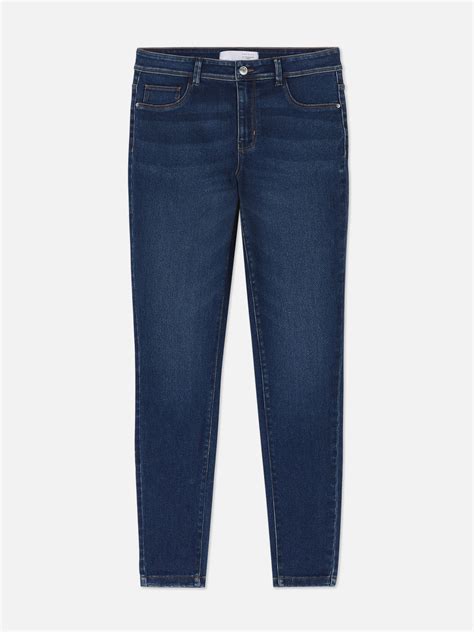 Women's Indigo Essential Mid-Rise Skinny Jeans | Regular | Primark