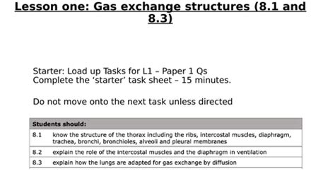 Image result for Free Science Lessons Gas Exchange