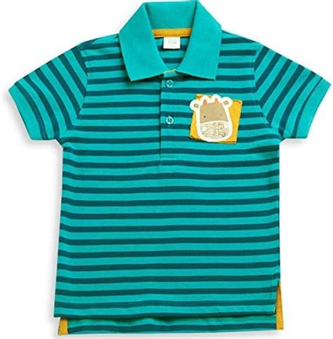 Buy Mini Klub Boys Polo t-Shirt with Stripes at Amazon.in