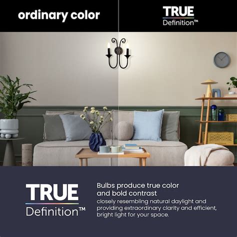 Utilitech 40 -Watt EQ B10 Daylight Candelabra screw base E12 Dimmable ...