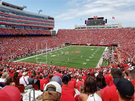Visitor Section at Memorial Stadium (Nebraska) - RateYourSeats.com