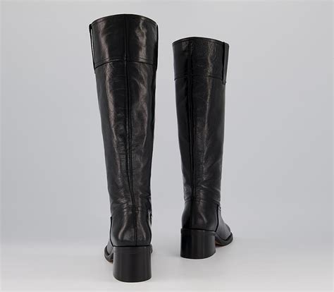 OFFICE Kingsbury Pull On Boots Black Leather - Women's Boots