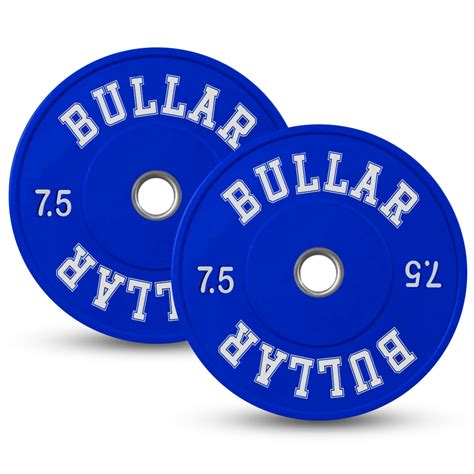 Premium Olympic Color Rubber Bumper Plates for Weightlifting – Bullar ...