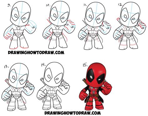 Image result for How to Draw Deadpool Step by Step Easy