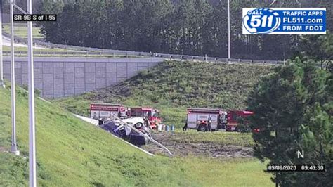 FHP: Tractor-trailer loaded with frozen chicken overturns on SR 9B exit ...
