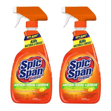 Buy AND SPAN Citrus Antibacterial Spray, 32 Fl Oz (2 Pack) Online at ...