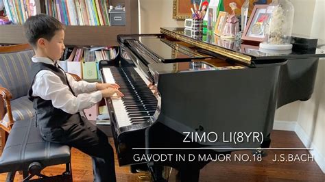 Gavodt in D major No.18 J.S.Bach_哔哩哔哩_bilibili