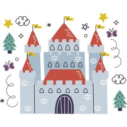 Castle Stickers - Free architecture and city Stickers