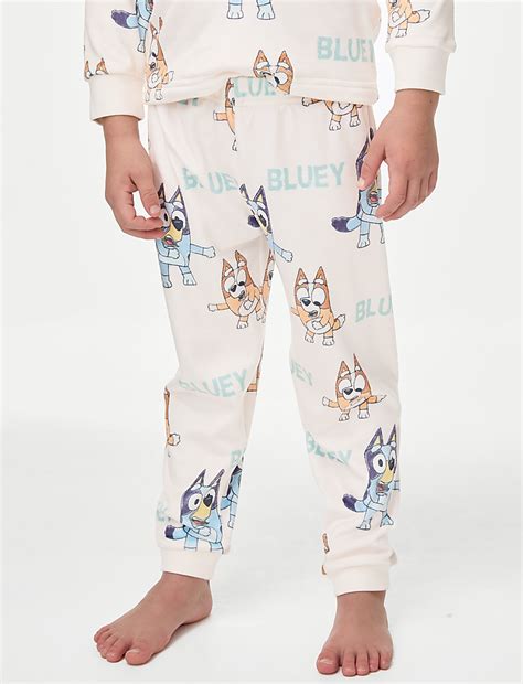 Buy Bluey Velour Pyjamas (1-7 Yrs) at Marks & Spencer