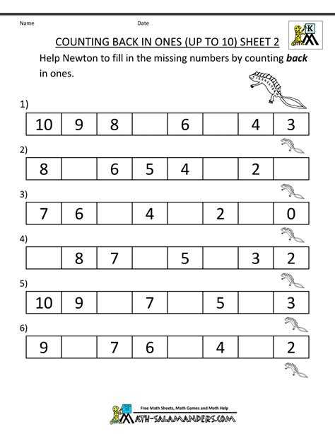 Counting Worksheet 的图像结果