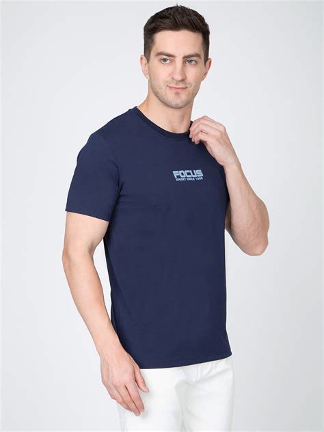 Men Navy Round Neck Striper T-Shirt – Sparkyjeans