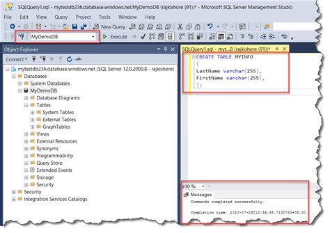 Image result for Query in Azure SQL SSMS Examples