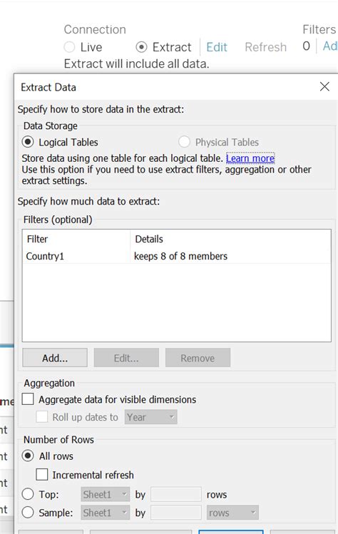 Image result for Tableau Creating Extracts