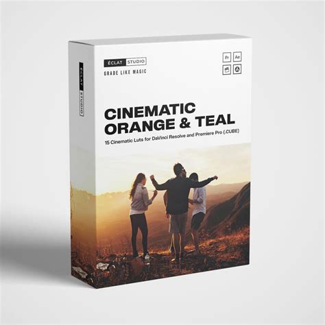 15 Orange & Teal Cinematic Luts: for Davinci Resolve, FCP, Mobile ...