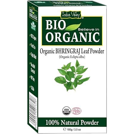 INDUS VALLEY Bhringraj Leaf Powder With Hibiscus Flower Powder- 100% ...