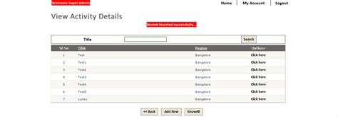 Built Constructions :: Online Help : Activity
