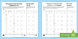 Realistic Dinosaurs Matching Sheet
