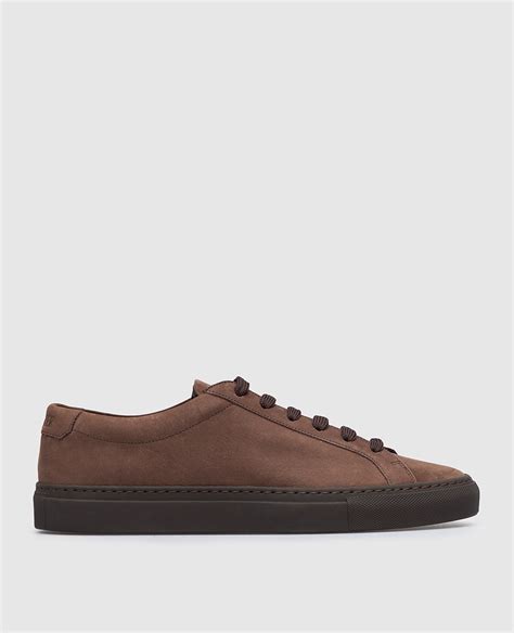 MooRER - BOLDINI suede brown sneakers BOLDINIP3 - buy with European ...
