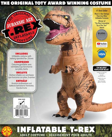 Rubies Jurassic World: T-Rex Inflatable Costume for Australia | Ubuy