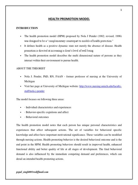 Image result for Health Promotion Model Applications