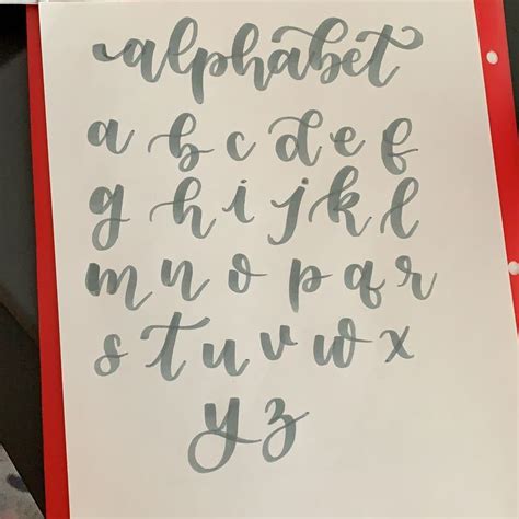 Image result for Hand Lettering Alphabet Script