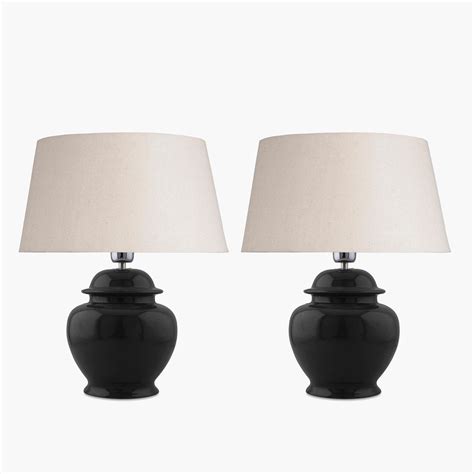 Buy HOMESAKE Ceramic Set of 2 Table Lamps from Homesake at just INR 6998.0