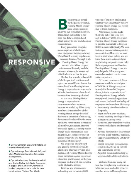 Annual Report | Fleming-Mason Energy Cooperative