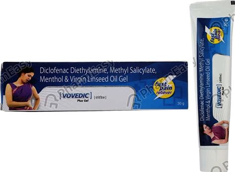 Vovedic Plus Gel 30gm: Uses, Side Effects, Price & Dosage | PharmEasy