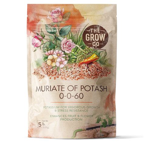 Amazon.com : Muriate of Potash 0-0-60 Fertilizer, High Potassium Fertilizer for Plants, Ideal ...
