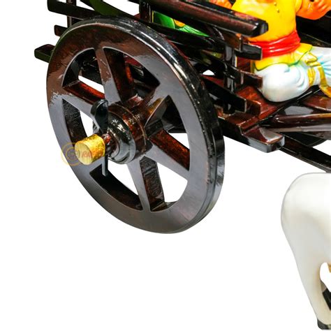 Dark brown Bullock cart - Medium – Wheel Crafts