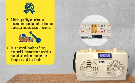 Calcutta Musical Depot Radel Milan+ 2-In-1 Digital Tanpura- Tabla ...