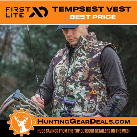First Lite Tempest Vest – Best Price – $134.99 - Hunting Gear Deals