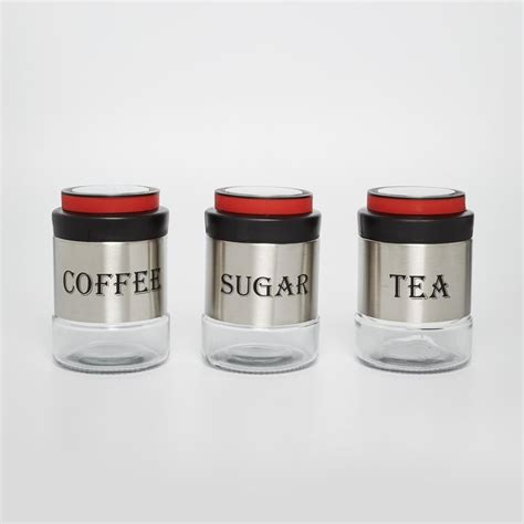 Buy Shale Marley Printed Storage Jars - Set of 3 from Home Centre at ...