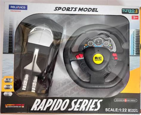 Buy TurboS 1:22 Remote Control Rapido Thunderbolt, Black Online at Best ...