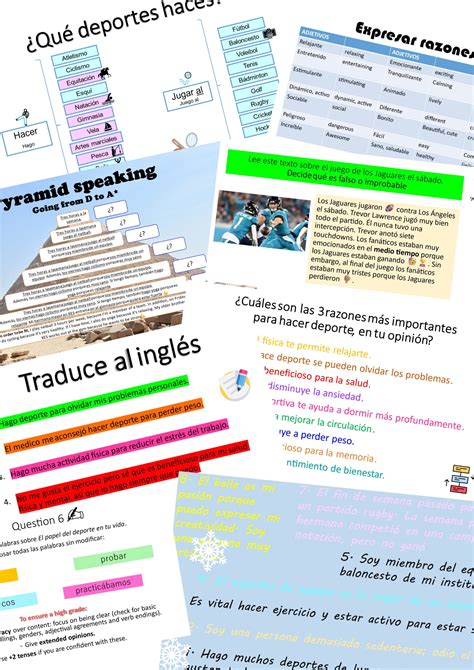Unit 4 Life from infancy to adulthood (D - The importance of sport ...