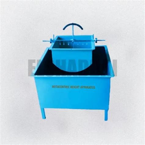 FLUID MECHANICS AND HYDRAULIC ENG LAB EQUIPMENTS - Metacentric Height ...