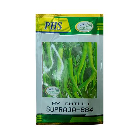 Supraja-684 Chilli Seeds - PHS | F1 Hybrid | Buy Online - DesiKheti ...