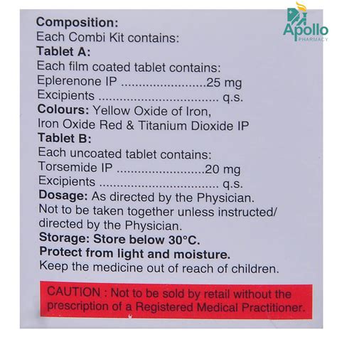Epnone-T20 Combikit Tablet 20's Price, Uses, Side Effects, Composition ...