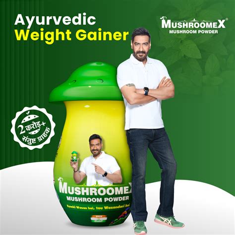Mushroom Ayurvedic Weight Gainer Powder | Natural Health Booster – My ...
